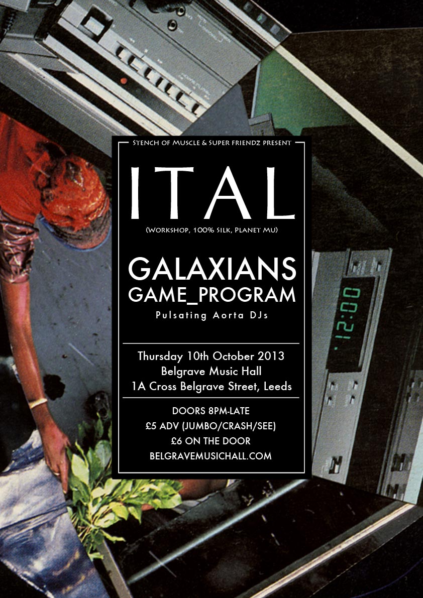 GALAXIANS TO SUPPORT ITAL (100% PURE SILK) AT NEWLY-OPENED BELGRAVE MUSIC HALL, LEEDS