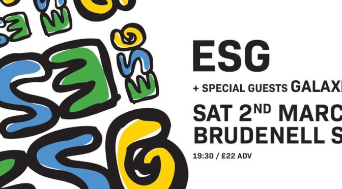 GALAXIANS Support NYC Legends ESG On Their Final Ever UK Shows in March 2019